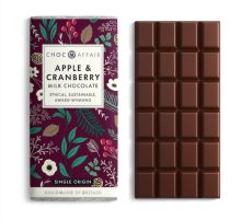 Chocolate bar apple and cranberry flavor