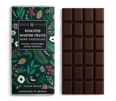 Chocolate bar roasted fruits flavor